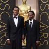 Barkhad Abdi et Faysal Ahmed sur le tapis rouge des Oscars le 2 mars 2014