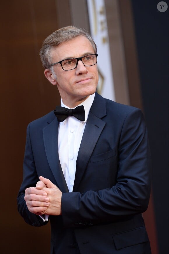 Christoph Waltz sur le tapis rouge des Oscars le 2 mars 2014