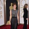 Emma Watson en Vera Wang sur le tapis rouge des Oscars le 2 mars 2014