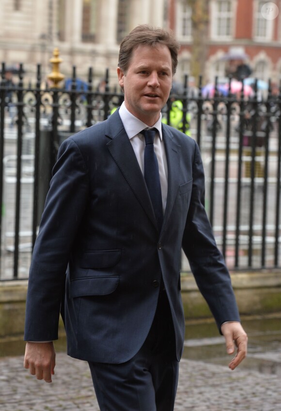 Nick Clegg à l'abbaye de Westminster le 3 mars 2014 pour une cérémonie à la mémoire de Nelson Mandela.