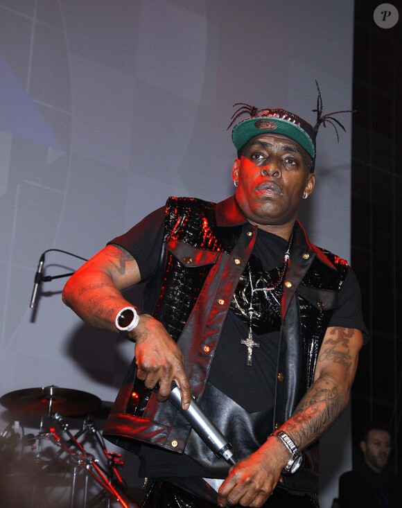 Coolio - Soirée pour le 11e anniversaire de "Eleven Paris" à la Gaité Lyrique à Paris le 4 mars 2014.