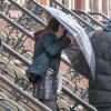 Kristen Stewart sur le tournage de Still Alice à New York le 4 mars 2014.