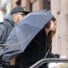Kristen Stewart sur le tournage de Still Alice à New York le 4 mars 2014.