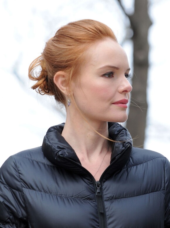 Kate Bosworth sur le tournage de Still Alice à New York, le 4 mars 2014.
