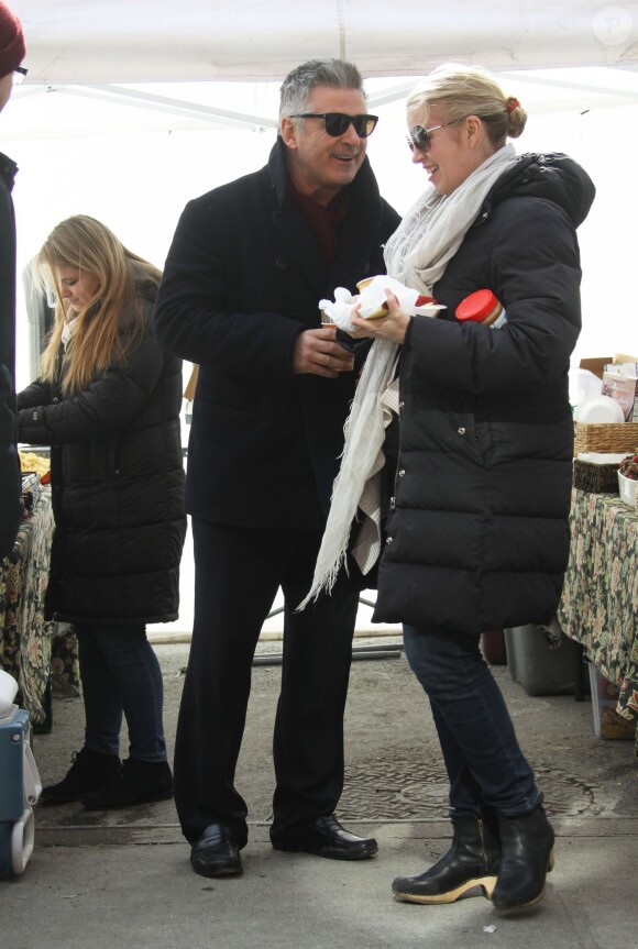 Alec Baldwin sur le tournage de Still Alice à New York, le 4 mars 2014.