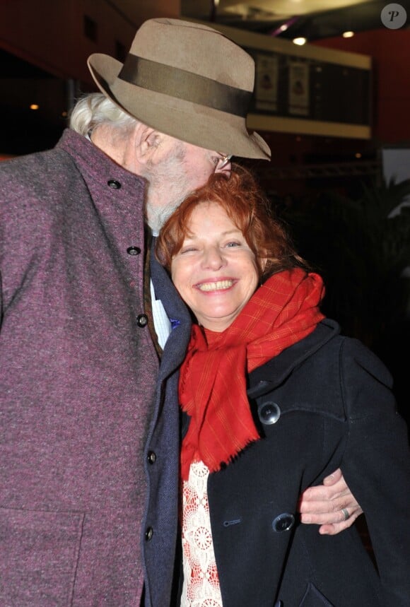 Jean-Pierre Marielle et sa femme Agathe Natanson au festival 2 cinéma de Valenciennes, le 23 mars 2013