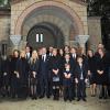La famille royale grecque rassemblée lors de la cérémonie organisée à la nécropole royale du domaine Tatoï, au nord d'Athènes, le 6 mars 2014 pour commémorer les 50 ans de la mort du roi Paul Ier de Grèce. La princesse Katherine et le prince Alexandre de Serbie, la princesse Alexia, le prince Pavlos, la princesse Marie-Chantal, la princesse María Olympía de Grèce, le roi Constantin, la reine Anne-Marie, les princes Konstantínos, Akhilléas, Odysseas et Aristídis, l'infante Elena d'Espagne, la princesse Letizia, le prince Felipe, la reine Sofia d'Espagne et la princesse Irene de Grèce étaient notamment présents.