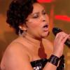 Fabienne dans "The Voice 3" sur TF1 le samedi 8 mars 2014.