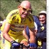 Marco Pantani le 6 juin 2001 lors de la 13e étape du Tour d'Italie, le Giro