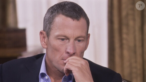 Lance Armstrong lors de son interview face à Oprah Winfrey le 17 janvier 2013 à Austin
