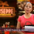 Marie-France, le bras dans le plâtre (Giuseppe Ristorante - épisode du vendredi 7 mars 2014.)