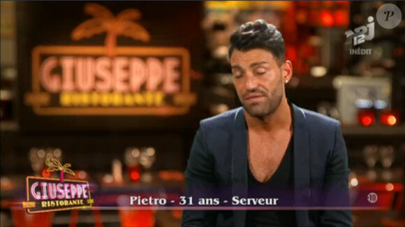 Piétro fait une folle déclaration d'amour à Céline (Giuseppe Ristorante - épisode du vendredi 7 mars 2014.)