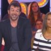 Karine Le Marchand et son complice Stéphane Plaza dans "Touche pas à mon poste" sur D8, le 13 mars 2014.
