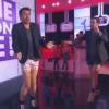 Cyril Hanouna et Stpéhane Plaza en sous-vêtements dans "Touche pas à mon poste" sur D8, le 13 mars 2014.