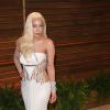 Lady Gaga à la soirée Vanity Fair, organisée pour les Oscars à Los Angeles, le 2 mars 2014.