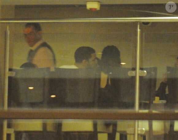 Drake et Rihanna au restaurant Zouk à Manchester, le 14 mars 2014.