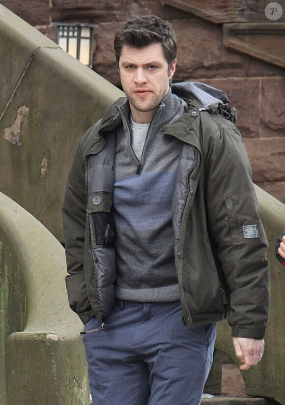 Shane McRae sur le tournage du film Still Alice à New York le 14 mars 2014.