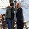 Kristen Stewart et Julianne Moore, du rire aux larmes sur le tournage du film Still Alice à New York le 14 mars 2014.
