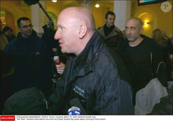 Denis Barthe à Vilnius le 15 mars 2004.