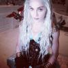 Madonna déguisée en Daenerys Targaryen de "Game of Thrones" pour célébrer Pourim, à New York le 16 mars 2014.