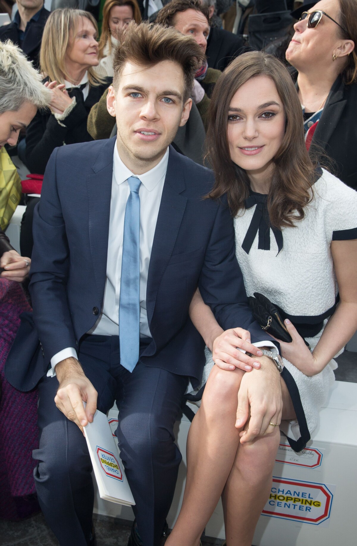 Photo : Keira Knightley et son mari James Righton au défilé Chanel au