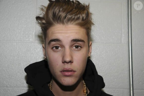 Justin Bieber lors de son arrestation à Miami, le 22 janvier 2014.