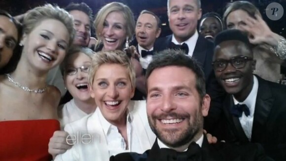 Le fameux selfie d'Ellen DeGeneres aux Oscars 2014.