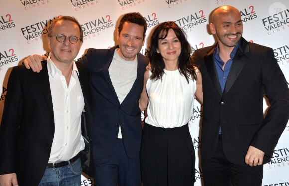 François Margolin, Jérémy Lorca, Maria Pitarresi et Farid Larbi lors du Festival 2 Valenciennes Cinéma 2014, le 19 mars 2014