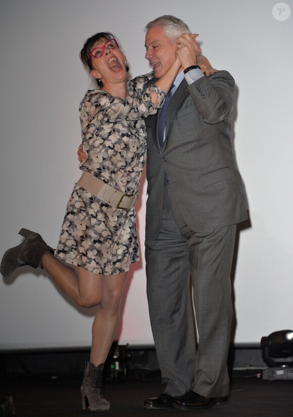 Corinne Benizio (Shirley) et Pierre Dulaine lors du Festival 2 Valenciennes Cinéma 2014, le 19 mars 2014