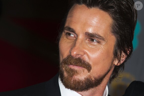 Christian Bale à Londres le 16 février 2014.