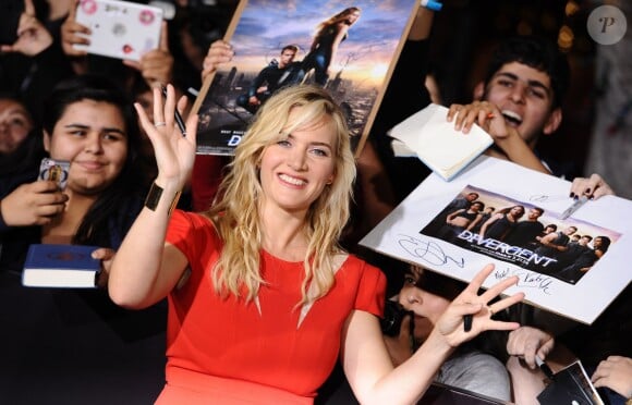 Kate Winslet lors de la première de Divergente à Los Angeles, le 18 mars 2014.