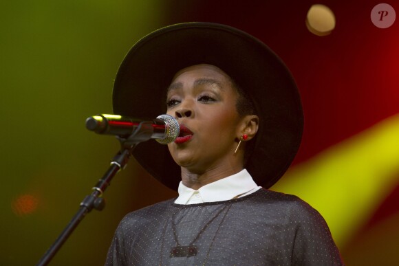 Lauryn Hill en concert à Brooklyn, New York, le 5 février 2014.