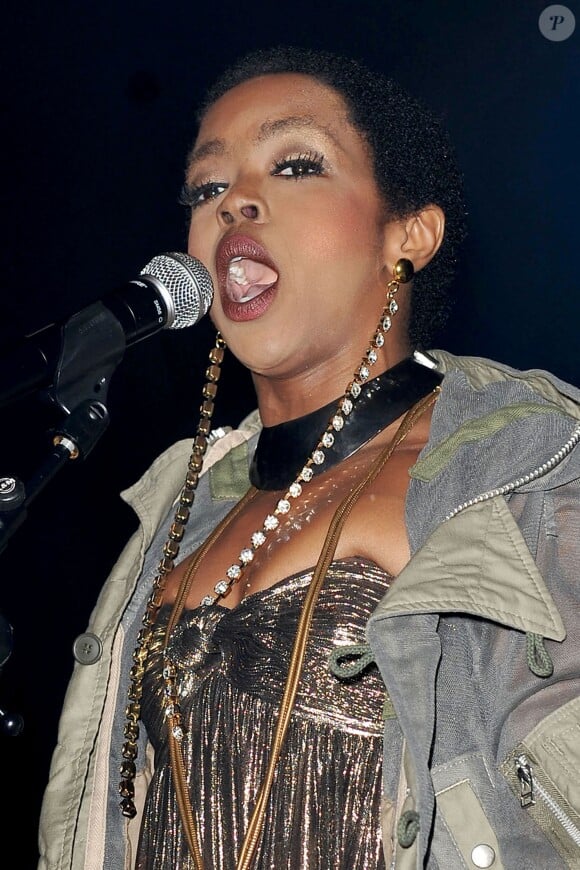 Lauryn Hill en concert à Londres, le 14 avril 2012.