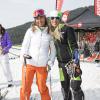 Barbara Merlin et Daniela Ceccarelli lors de l'événement World Stars Ski au profit de Star Team for Children, association fondée par le prince Albert II de Monaco, le 22 mars 2014 à Seefeld in Tyrol, en Autriche.