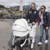 Peter Fill et sa femme Manuela à l'événement World Stars Ski au profit de Star Team for Children, association fondée par le prince Albert II de Monaco, le 22 mars 2014 à Seefeld in Tyrol, en Autriche.