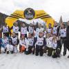 Les athlètes lors de l'événement World Stars Ski au profit de Star Team for Children, association fondée par le prince Albert II de Monaco, le 22 mars 2014 à Seefeld in Tyrol, en Autriche.