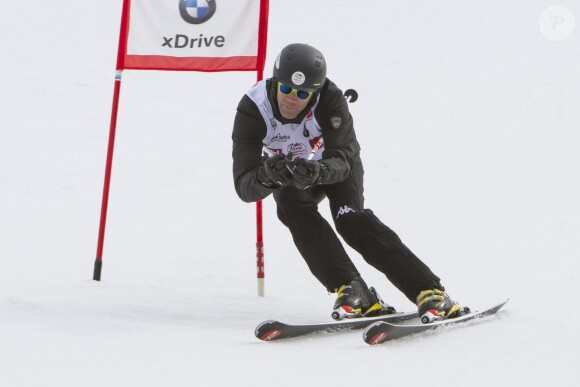 Le prince Emmanuel-Philibert de Savoie lors de l'événement World Stars Ski au profit de Star Team for Children, association fondée par le prince Albert II de Monaco, le 22 mars 2014 à Seefeld in Tyrol, en Autriche.