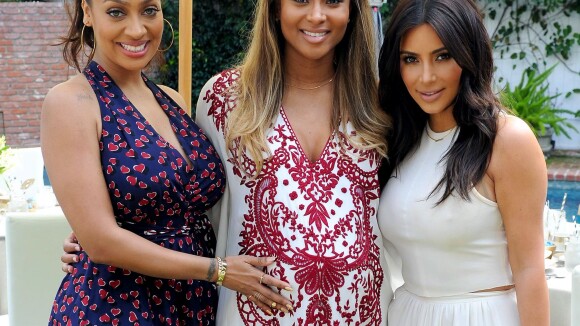 Kim Kardashian : Radieuse pour la baby shower de son amie Ciara