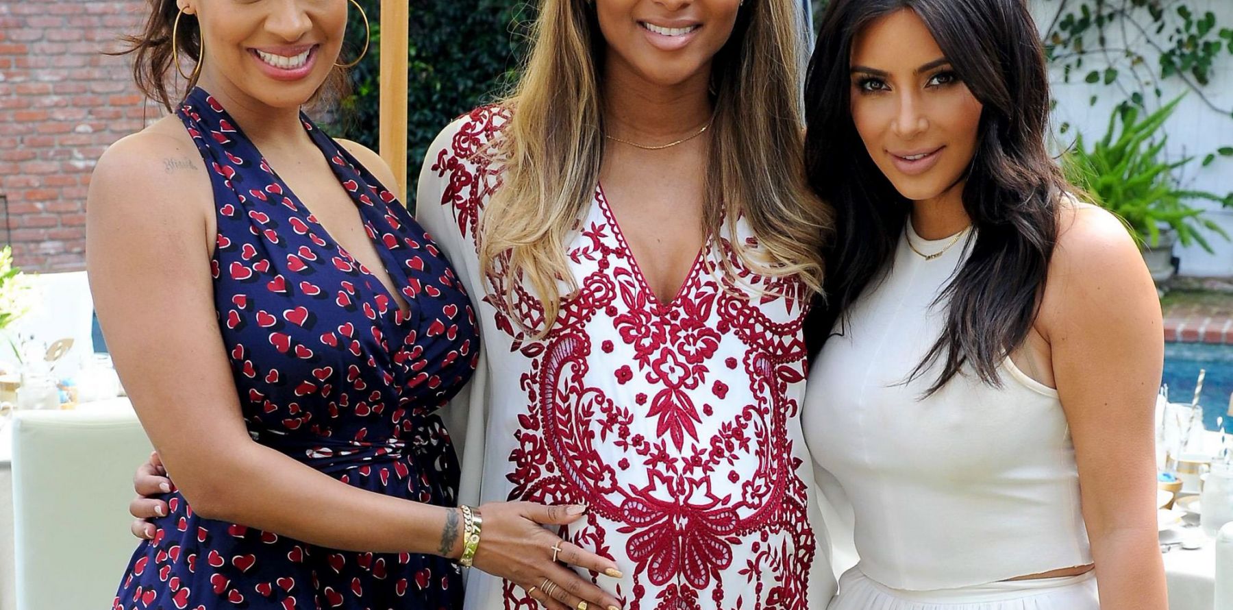 Kim Kardashian Radieuse pour la baby shower de son amie Ciara
