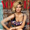 Kate Upton en couverture du magazine Vogue. Juin 2013.