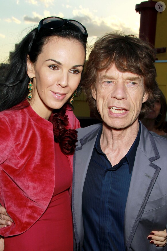 L'Wren Scott et Mick Jagger à New York, le 6 mai 2010.