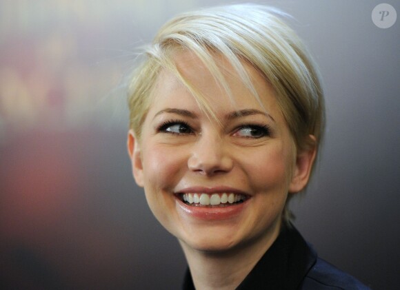 Michelle Williams à Moscou, le 27 février 2013.