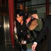 Rihanna à l'aéroport d'Heathrow à Londres, le 24 mars 2014.