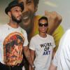 Alicia Keys et son mari Swizz Beatz se rendent à l'aéroport de Rio pour prendre un vol pour Sao Paulo, le 12 septembre 2013.