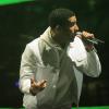 Drake en concert à l'O2 Arena à Londres. Le 25 mars 2014.