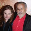 Francis Perrin et sa femme Gersende à Paris, le 1er avril 2012