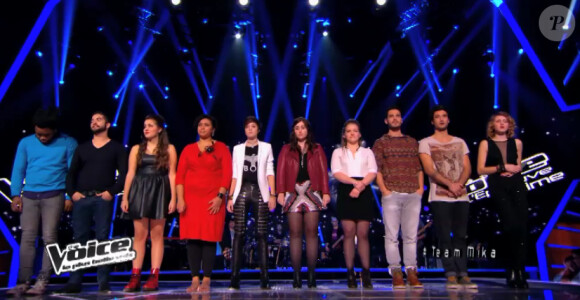 L'équipe de Mika dans l'épreuve ultime de The Voice 3, le samedi 29 mars 2014 sur TF1