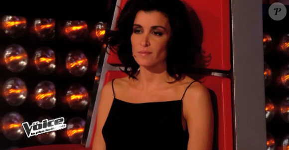 Jenifer lors de l'épreuve ultime de The Voice 3, le samedi 29 mars 2014 sur TF1