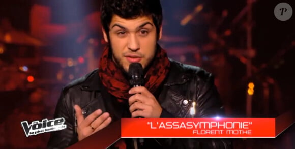 Bruno lors de l'épreuve ultime de The Voice 3, sur TF1 le samedi 29 mars 2014