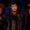 Florent Pagny sauve Stacey King et Bruno Moreno pour les lives lors de l'épreuve ultime de The Voice 3, sur TF1 le samedi 29 mars 2014